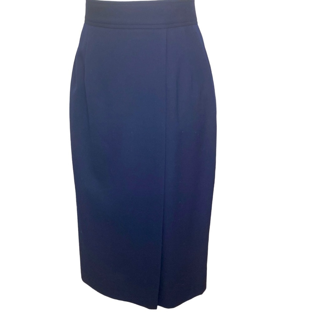 Alex De Bolzan Faux Wrap Wool Skirt